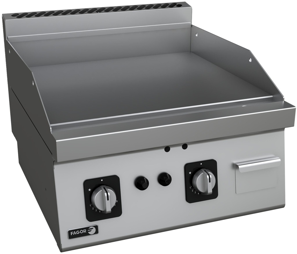 Fry-top a gas sobremesa Fagor CI-FTG608T 2 S