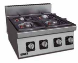 [19102674] Cocina sobremesa gas 4 fuegos Fagor CI-CG606T 4